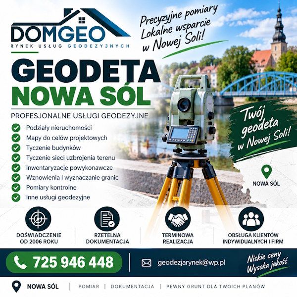 geodeta Nowa Sól
